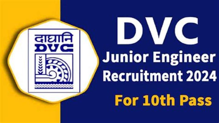 DVC Junior Engineer Recruitment 2024