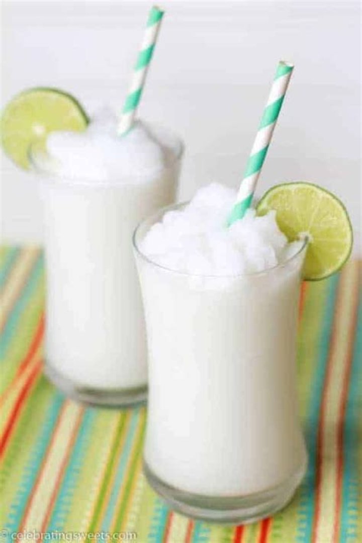 Frozen Coconut Limeade - Celebrating Sweets