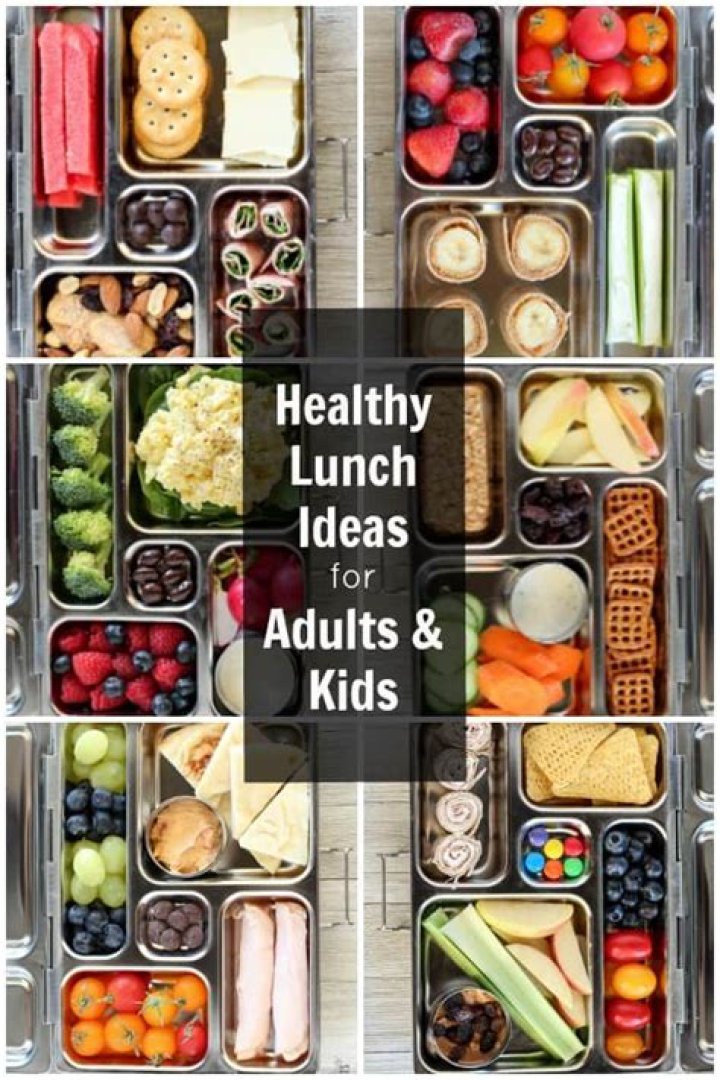 Healthy Lunch Ideas (adult & kid options)