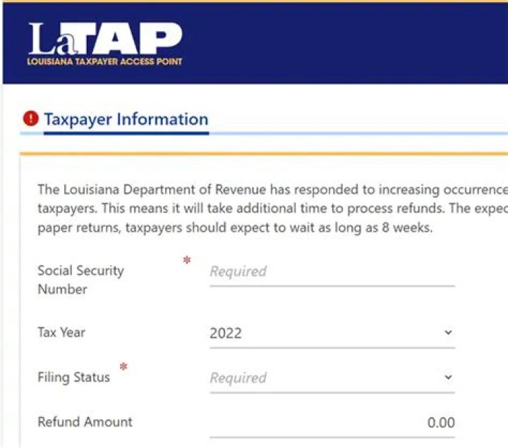 Louisiana State Tax Refund Schedule 2024: How To Get My Louisiana State Tax Refund 2024? How To Check Louisiana State Tax Refund Status? - SarkariResult