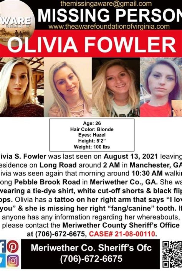 Olivia Fowler Disappeared, What Happened to Olivia Fowler? Where Was Olivia Fowler Last Found? - SarkariResult
